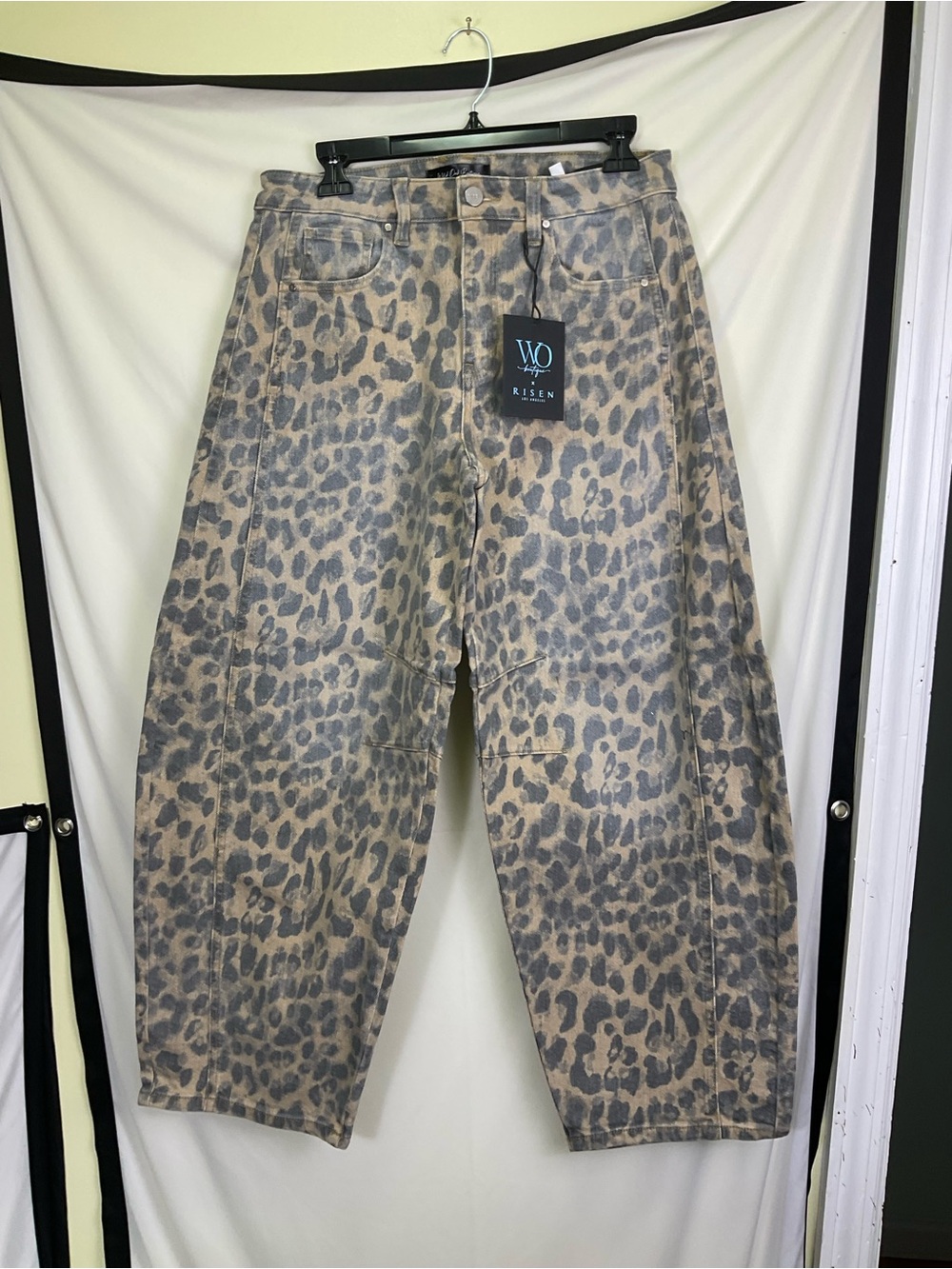 RISEN JEANS Sasha Risen Jeans - Leopard